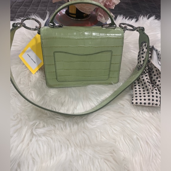 Marc Jacobs Croc embossed mini top handle bag NWT - Picture 9 of 10